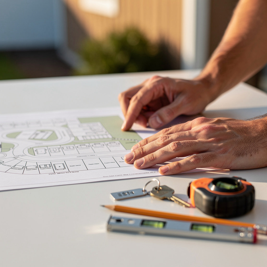 El Rey Trailer Plaza trailer space rental with mobile home and utility hookups in San Diego